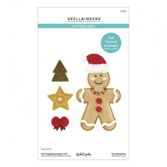 Felt Gingerbread Boy & Girl...